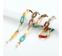 SOREZE Acrylic Button Chain Eyeglass Glasses Chain Women Anti-lost Mask Hanging Sunglasses Lanyards Hold Cord Strap Rope Necklace
