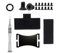 Sorftin Wallet Replacement Screw Kit - Elastic Cash Strap Replacement for Wallet, Standard Set - Black, Minimalist Wallet Raplacement Kit