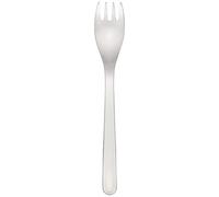 Sori Yanagi Simple Form Cutlery for Easy Use, Tsubamesanjo Stainless Steel Fish Fork, Sleek Design for Smooth Texture, Dishwasher Safe, Brushed Finish