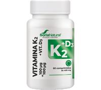 Soria Natural Vitamin D3+K2 60 Sustained Release Tablets