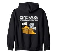 Sorites Paradox: The Schrodinger's Cat of Sand, funny Zip Hoodie