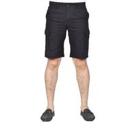 Soroor Mens Cargo Shorts, 100% Cotton Relaxed Fit Men's Shorts, Breathable for Outdoor, Hiking, Work | Tactical Combat Cargo Short with Pockets | Midnight Black - 31W