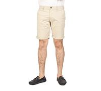Soroor Slim Fit Chino Mens Shorts, Stylish Men's Shorts with Premium Stretch Cotton, Breathable and Versatile Smart Casual Men Chino | Beige - 34W