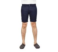 Soroor Slim Fit Chino Mens Shorts, Stylish Men's Shorts with Premium Stretch Cotton, Breathable and Versatile Smart Casual Men Chino | Navy - 30W