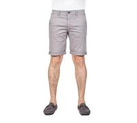 Soroor Slim Fit Chino Mens Shorts, Stylish Men's Shorts with Premium Stretch Cotton, Breathable and Versatile Smart Casual Men Chino | Grey - 38W
