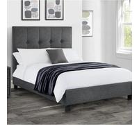 Sorrento Bed - Grey Fabric - Sizes Available