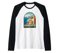 Sorrento Italy Retro Emblem Vintage Raglan Baseball Tee