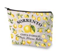 Sorrento Lemons Cosmetic Bag Southern Italy Gift Sorrento Travel Makeup Bag Italy Lover Gift (Sorrento)