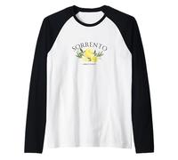 Sorrento Lemons, Italy - Amalfi Coast Holiday Vibes Raglan Baseball Tee