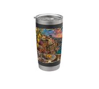 Sorrento Represented artistically by #LeoPepeDesign, Stainless Steel Insulated Tumbler
