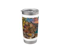 Sorrento Represented artistically by #LeoPepeDesign, Stainless Steel Insulated Tumbler