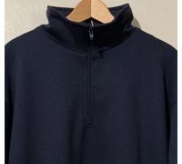 Portwest Sorrento Zip Neck Sweatshirt, Size: XL, Colour: Navy, B309NARXL