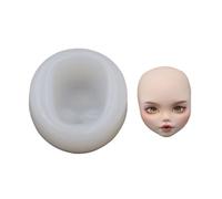 Sorrowso Elf Face Clay Molds Dolls Face Epoxy Resin Casting Molds For Crafting Elf Dolls Jewellery Accessories Making DIY Craft Art Students Mold