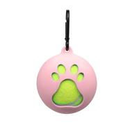 Sorrowso GuoQiao Lightweight Tennis Ball Holder with Dog Leash Attachment Hands-Free Pet Ball Cover Holder Portable Tennis Ball Clip