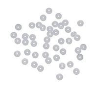 Sorrowso YANGLY Locating Ring Silicone Rubber Stopper for Jewelry Clip Lock Spacer Charm Beads Necklace Bracelets Lock Spacer Charm Beads