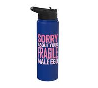 Sorry About Your Fragile Male Ego Stainless Steel Insulated Water Bottle
