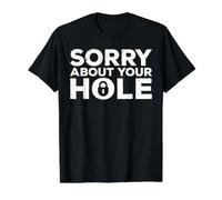 Sorry About Your Hole Value Graphic T-Shirt, Men, Black, L