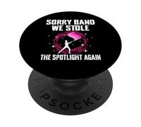 Sorry Band We Stole The Spotlight Again Color Guard Flag PopSockets Adhesive PopGrip