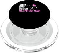 Sorry Band We Stole The Spotlight Again Color Guard Flag PopSockets PopGrip for MagSafe