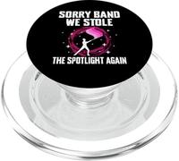 Sorry Band We Stole The Spotlight Again Color Guard Flag PopSockets PopGrip for MagSafe