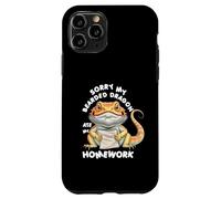 Sorry Bearded Dragon Ate Homework Escape Plan Beardie Saying Case for iPhone 11 Pro