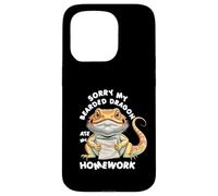 Sorry Bearded Dragon Ate Homework Escape Plan Beardie Saying Case for iPhone 15 Pro