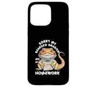 Sorry Bearded Dragon Ate Homework Escape Plan Beardie Saying Case for iPhone 15 Pro Max