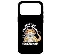 Sorry Bearded Dragon Ate Homework Escape Plan Beardie Saying Case for iPhone 17 Pro Max
