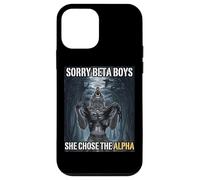 Sorry Beta Boys She Chose The Alpha Funny Alpha Wolf Meme Case for iPhone 12 mini