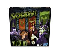 Sorry! Board Game: Disney Villains Edition Kids Game, Family Games for Ages 6 and Up (Amazon Exclusive)
