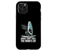Sorry Can’t Talk The Wind’s Up Windsurfing Case for iPhone 11 Pro