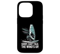 Sorry Can’t Talk The Wind’s Up Windsurfing Case for iPhone 14 Pro