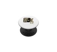 Sorry Can't Already Dead Bye Funny Skeleton Deer Halloween PopSockets Adhesive PopGrip