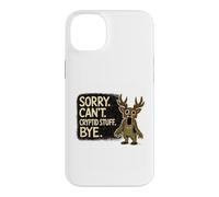 Sorry Can't Cryptid Stuff Bye Funny Cryptid Monster Design Case for iPhone 14 Plus