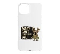 Sorry Can't Cryptid Stuff Bye Funny Cryptid Monster Design Case for iPhone 15 Plus