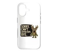 Sorry Can't Cryptid Stuff Bye Funny Cryptid Monster Design Case for iPhone 17