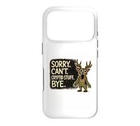 Sorry Can't Cryptid Stuff Bye Funny Cryptid Monster Design Case for iPhone 17 Pro