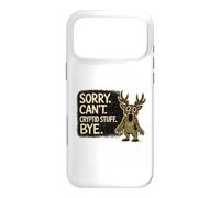 Sorry Can't Cryptid Stuff Bye Funny Cryptid Monster Design Case for iPhone 17 Pro Max