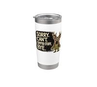Sorry Can't Cryptid Stuff Bye Funny Cryptid Monster Design Stainless Steel Insulated Tumbler