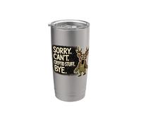 Sorry Can't Cryptid Stuff Bye Funny Cryptid Monster Design Stainless Steel Insulated Tumbler