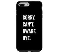 Sorry Can't Dwarf Cryptids Funny Halloween Monster Case for iPhone 7 Plus/8 Plus