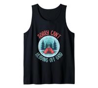 Sorry Cant Heading Off Grid Camping Offline Life Retro Camp Tank Top