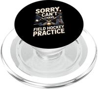Sorry Cant I Have Field Hockey Practice Training PopSockets PopGrip for MagSafe