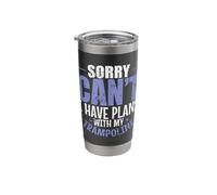 Sorry Can't I Have Plans with My Trampoline Stainless Steel Insulated Tumbler