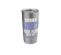 Sorry Can't I Have Plans with My Trampoline Stainless Steel Insulated Tumbler