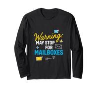 Sorry Can't I'm Thinking About Mail Postal Worker Long Sleeve T-Shirt