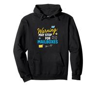 Sorry Can't I'm Thinking About Mail Postal Worker Pullover Hoodie