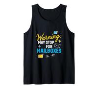 Sorry Can't I'm Thinking About Mail Postal Worker Tank Top