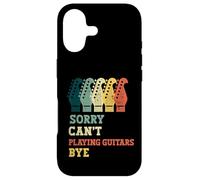 Sorry Cant Playing Guitars Bye Funny Guitarist Musician Neck Case for iPhone 17