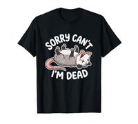 Sorry Can't Possum Dead Funny Opossum Fake Death Trash Value Graphic T-Shirt